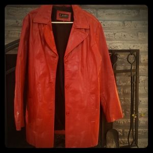 Vintage Kookie brand faux leather jacket